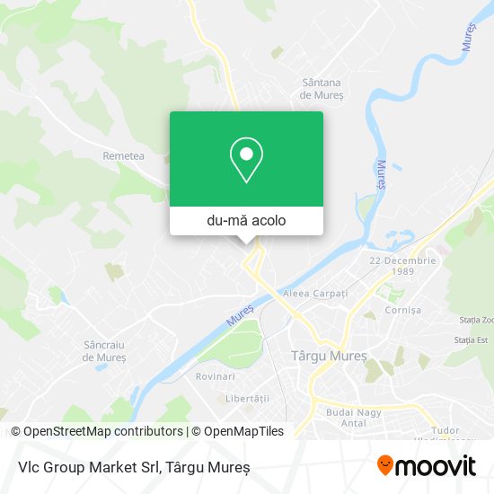 Hartă Vlc Group Market Srl