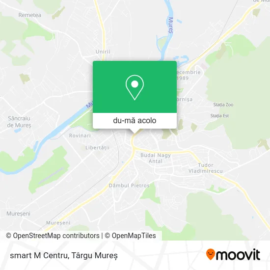 Hartă smart M Centru