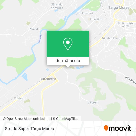 Hartă Strada Sapei