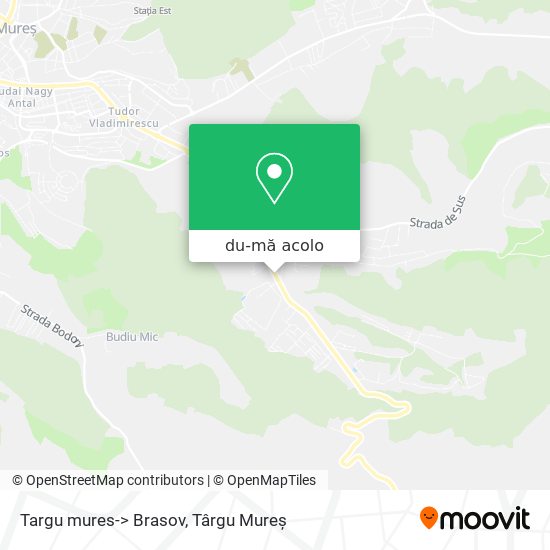 Hartă Targu mures-> Brasov
