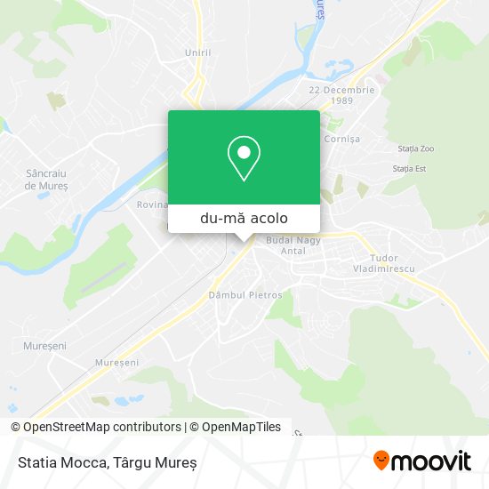 Hartă Statia Mocca