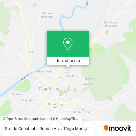 Hartă Strada Constantin Roman Vivu