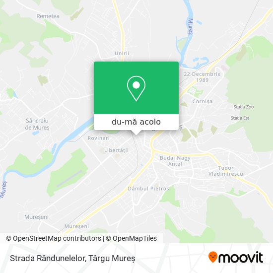 Hartă Strada Rândunelelor