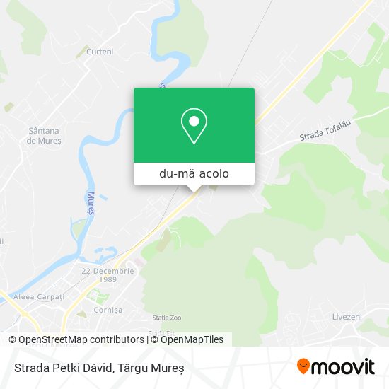 Hartă Strada Petki Dávid