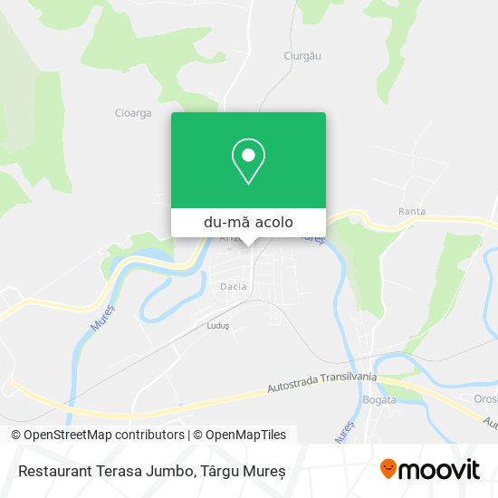 Hartă Restaurant Terasa Jumbo