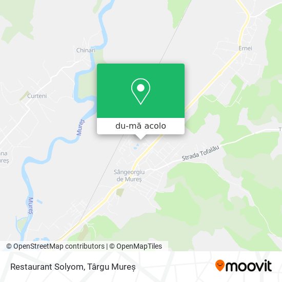 Hartă Restaurant Solyom