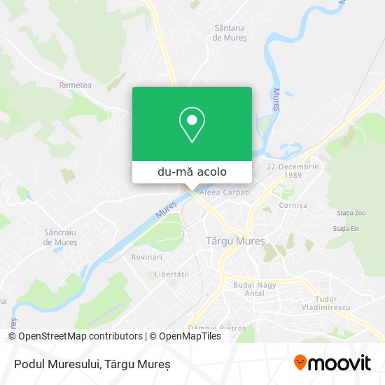 Hartă Podul Muresului