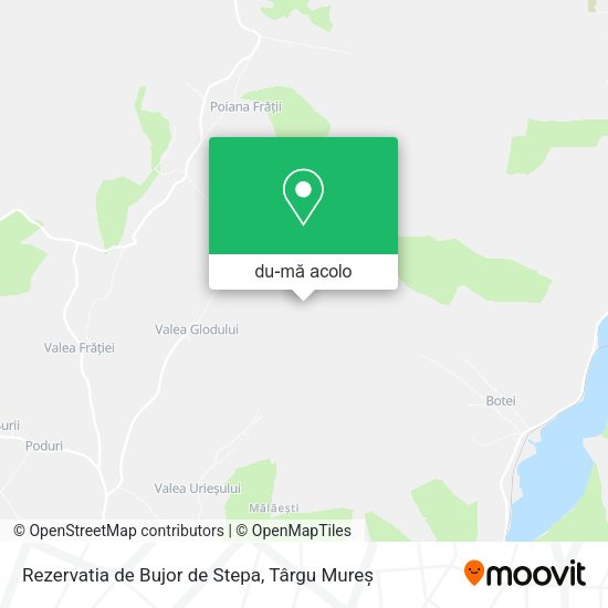 Hartă Rezervatia de Bujor de Stepa