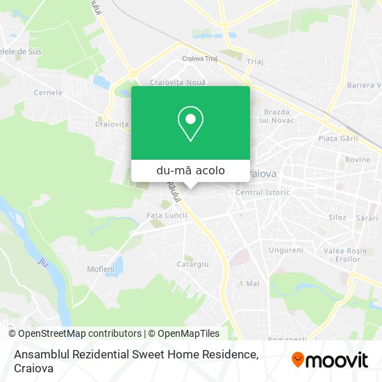 Hartă Ansamblul Rezidential Sweet Home Residence