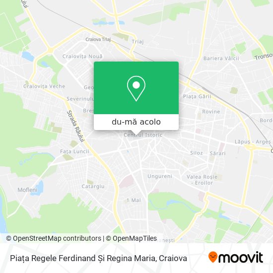 Hartă Piața Regele Ferdinand Și Regina Maria