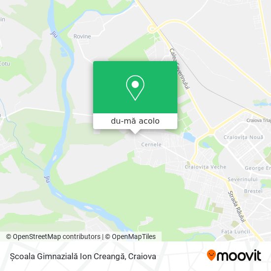 Hartă Școala Gimnazială Ion Creangă