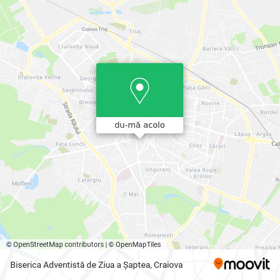 Hartă Biserica Adventistă de Ziua a Șaptea