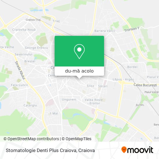 Hartă Stomatologie Denti Plus Craiova