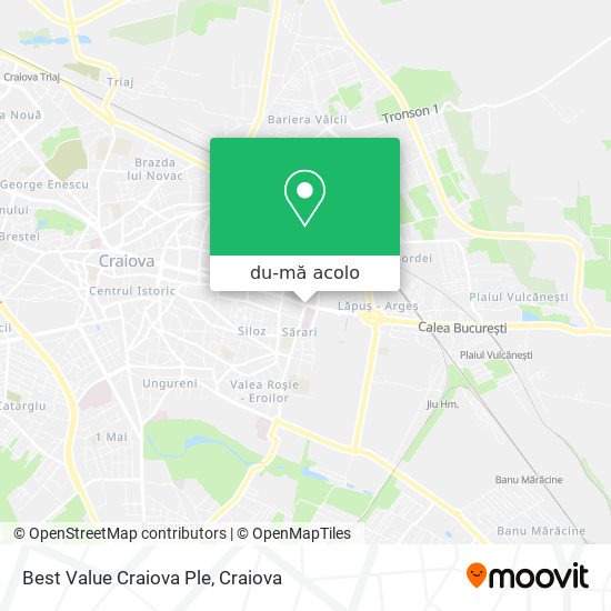 Hartă Best Value Craiova Ple