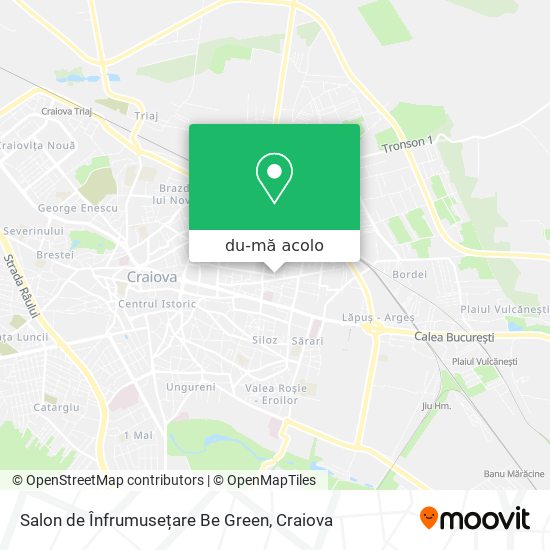 Hartă Salon de Înfrumusețare Be Green