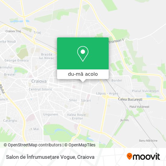 Hartă Salon de Înfrumusețare Vogue