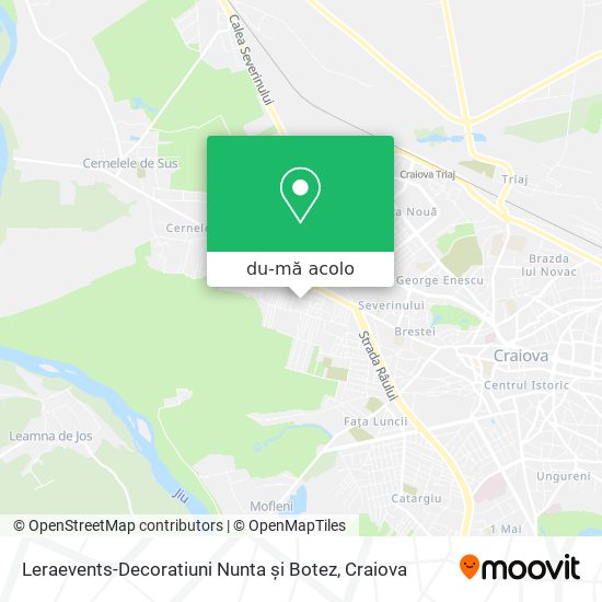 Hartă Leraevents-Decoratiuni Nunta și Botez
