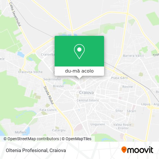 Hartă Oltenia Profesional