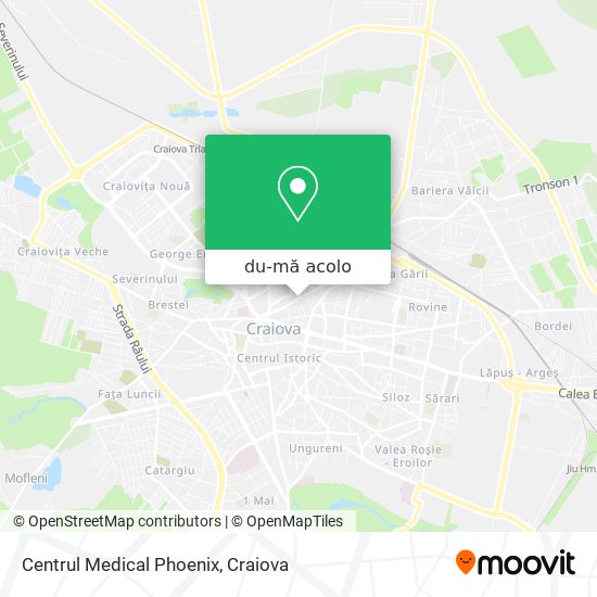 Hartă Centrul Medical Phoenix