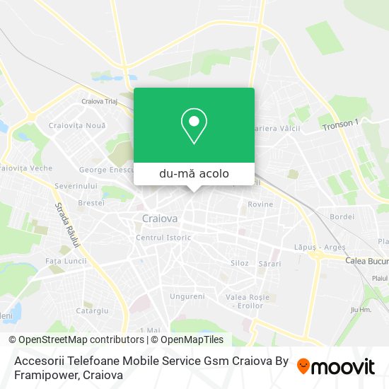 Hartă Accesorii Telefoane Mobile Service Gsm Craiova By Framipower