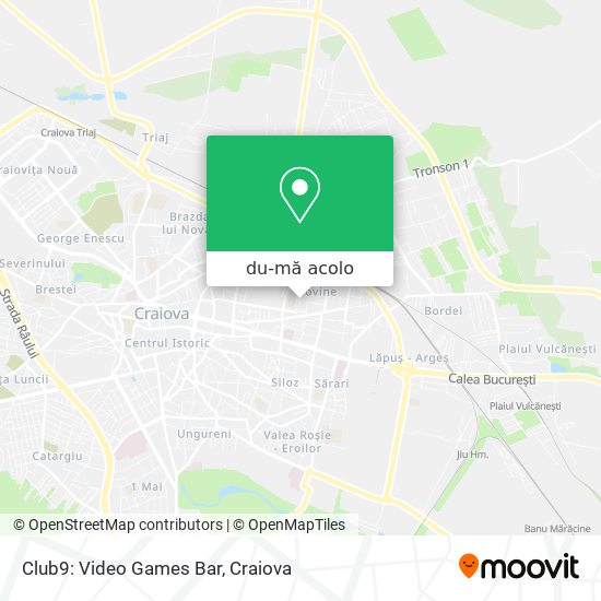 Hartă Club9: Video Games Bar
