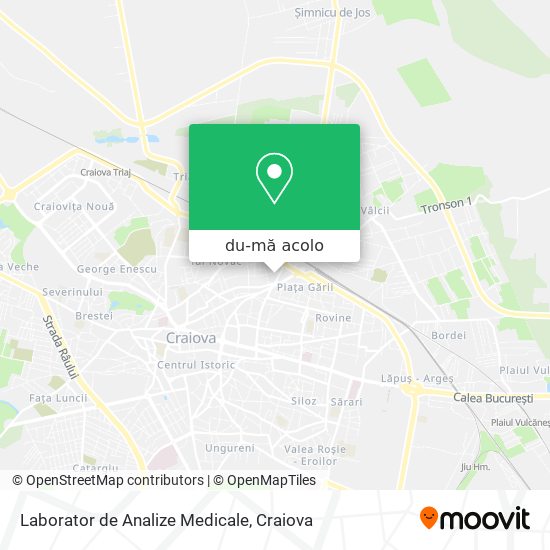 Hartă Laborator de Analize Medicale