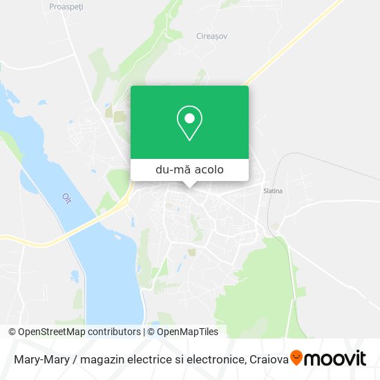 Hartă Mary-Mary / magazin electrice si electronice