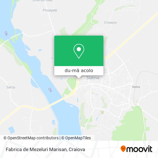 Hartă Fabrica de Mezeluri Marisan