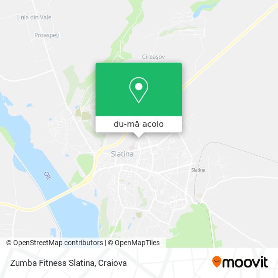 Hartă Zumba Fitness Slatina