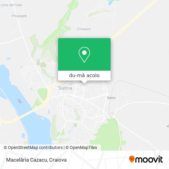 Hartă Macelăria Cazacu