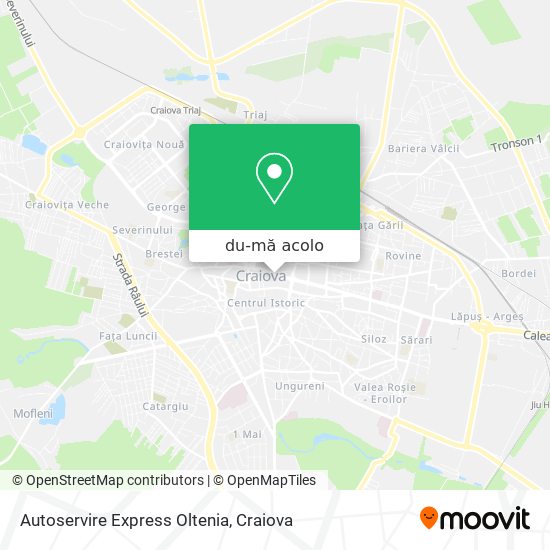 Hartă Autoservire Express Oltenia