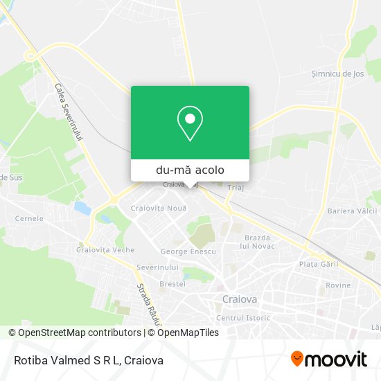 Hartă Rotiba Valmed S R L