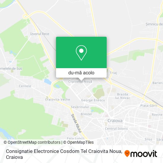 Hartă Consignatie Electronice Cosdom Tel Craiovita Noua