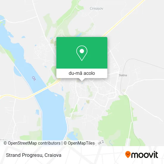 Hartă Strand Progresu
