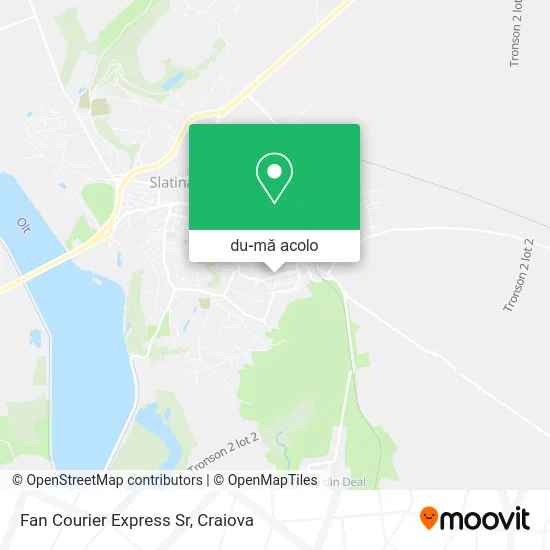 Hartă Fan Courier Express Sr