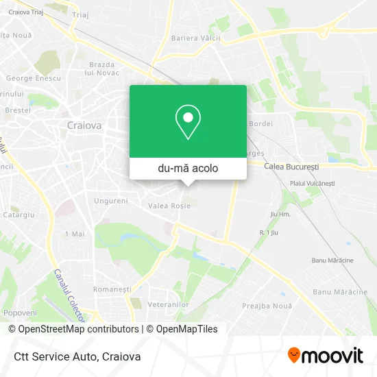 Hartă Ctt Service Auto