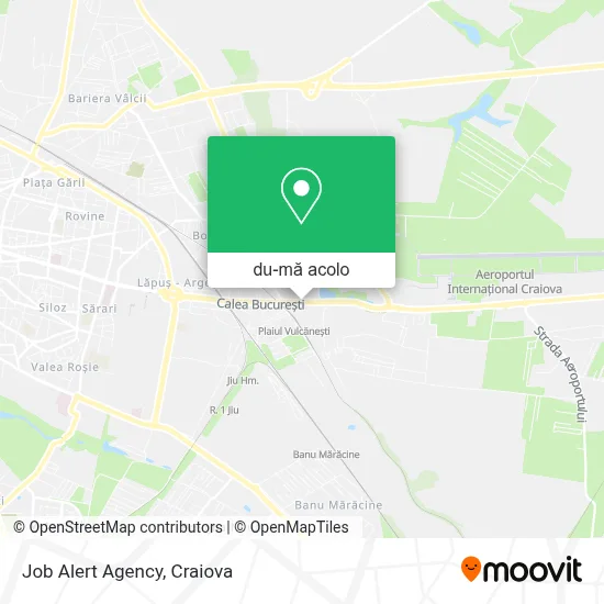 Hartă Job Alert Agency