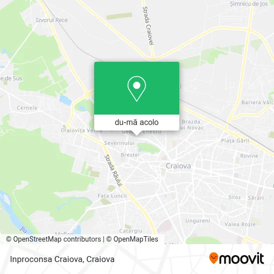 Hartă Inproconsa Craiova