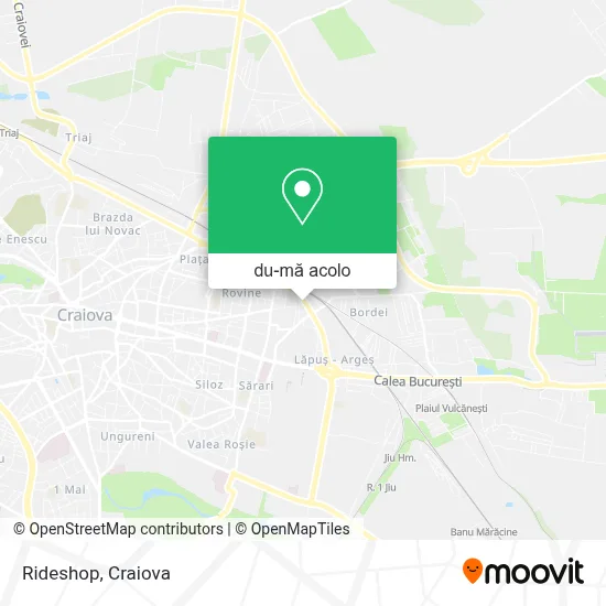 Hartă Rideshop