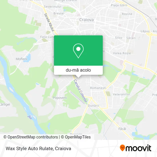 Hartă Wax Style Auto Rulate