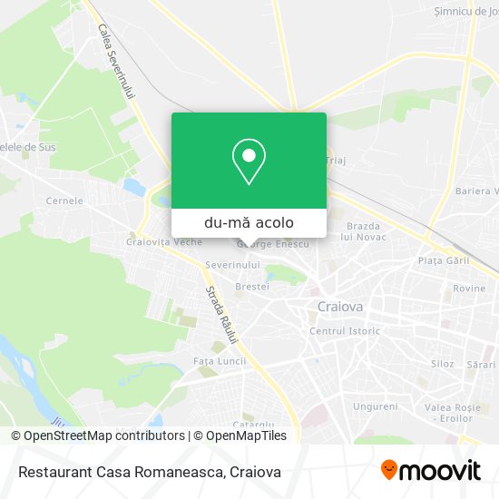 Hartă Restaurant Casa Romaneasca