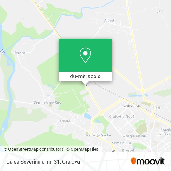 Hartă Calea Severinului nr. 31