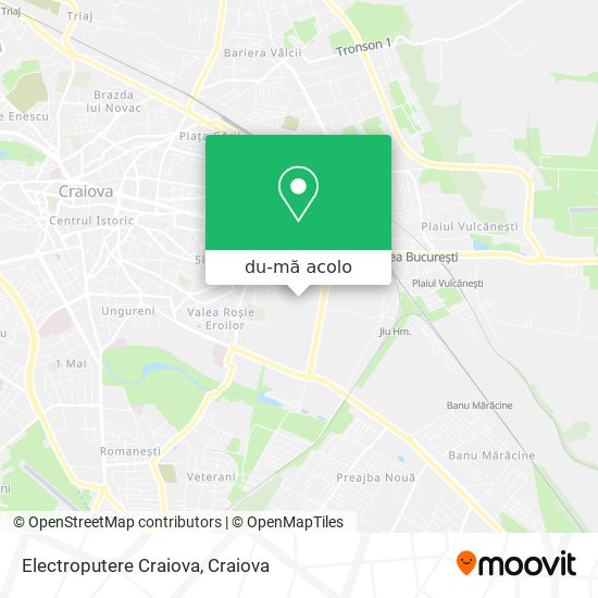 Hartă Electroputere Craiova