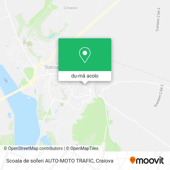 Hartă Scoala de soferi AUTO-MOTO TRAFIC