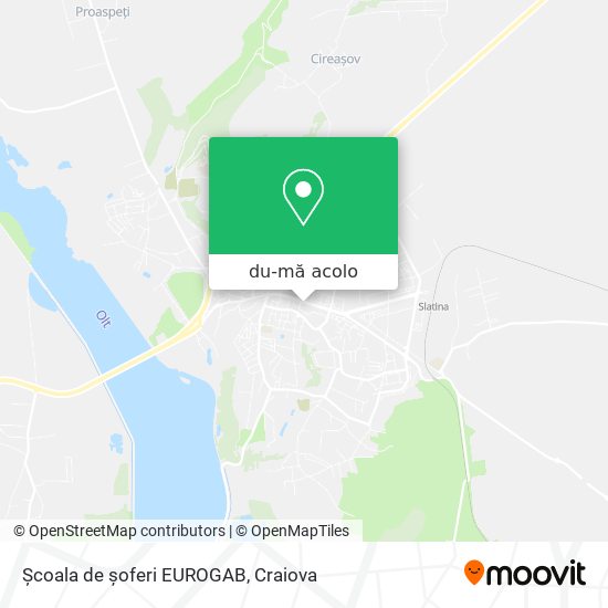 Hartă Şcoala de şoferi EUROGAB