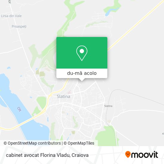 Hartă cabinet avocat Florina Vladu