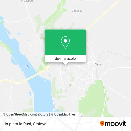 Hartă In piata la Rusi