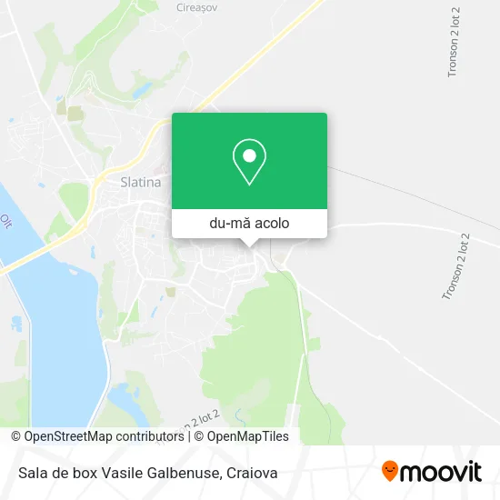 Hartă Sala de box Vasile Galbenuse