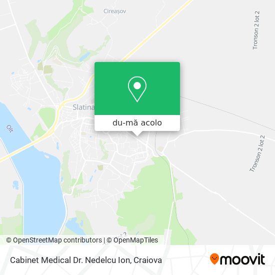 Hartă Cabinet Medical Dr. Nedelcu Ion