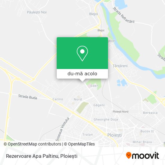 Hartă Rezervoare Apa Paltinu